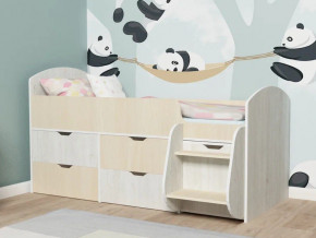 Кровать Малыш-7 Винтербер-Дуб в Лабытнанги - labytnangi.magazinmebel.ru | фото - изображение 1