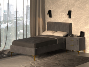 Кровать Рошаль 900 серый в Лабытнанги - labytnangi.magazinmebel.ru | фото - изображение 2