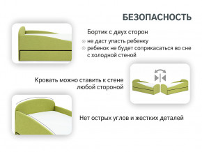 Кровать с ящиком Letmo авокадо (рогожка) в Лабытнанги - labytnangi.magazinmebel.ru | фото - изображение 12