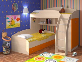 Кровать Соня 1+2 Оранжевый в Лабытнанги - labytnangi.magazinmebel.ru | фото - изображение 1
