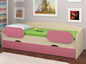 Кровать Соня 2 дуб молочный-розовый в Лабытнанги - labytnangi.magazinmebel.ru | фото - изображение 2