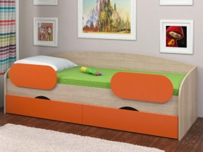 Кровать Соня 2 сонома-оранжевый в Лабытнанги - labytnangi.magazinmebel.ru | фото - изображение 2