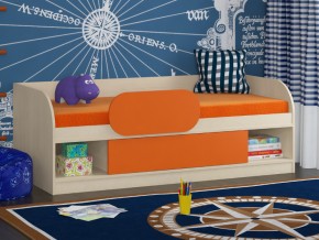 Кровать Соня 4 дуб молочный-оранжевый в Лабытнанги - labytnangi.magazinmebel.ru | фото - изображение 3