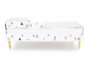 Кровать Stumpa Классика с бортиком рисунок Домики в Лабытнанги - labytnangi.magazinmebel.ru | фото - изображение 3