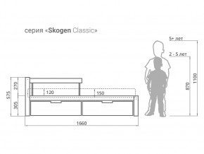 Кровать Svogen classic с ящиками и бортиком белый в Лабытнанги - labytnangi.magazinmebel.ru | фото - изображение 2