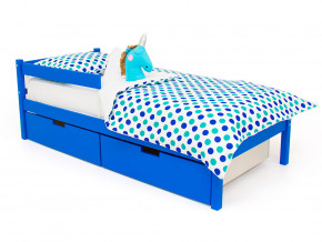 Кровать Svogen classic с ящиками и бортиком синий в Лабытнанги - labytnangi.magazinmebel.ru | фото - изображение 1