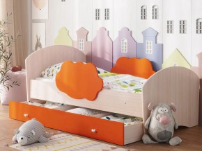 Кровать Тучка с ящиком дуб-оранж в Лабытнанги - labytnangi.magazinmebel.ru | фото - изображение 1
