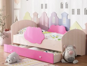 Кровать Тучка с ящиком дуб-розовый в Лабытнанги - labytnangi.magazinmebel.ru | фото