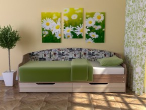 Кровать Юниор Тип 2 Микровелюр-марки 800х1600 в Лабытнанги - labytnangi.magazinmebel.ru | фото - изображение 1