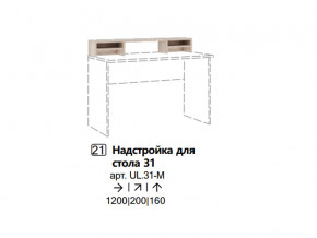 Надстройка для стола 31 (Полка) в Лабытнанги - labytnangi.magazinmebel.ru | фото