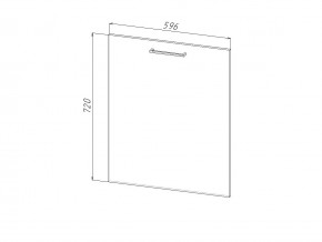 П 60 Комплект для посудомоечной машины 600 мм (цоколь + фасад) ЛДСП в Лабытнанги - labytnangi.magazinmebel.ru | фото