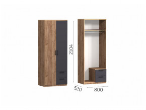 Шкаф 2-х дверный с ящиками Эконика в Лабытнанги - labytnangi.magazinmebel.ru | фото