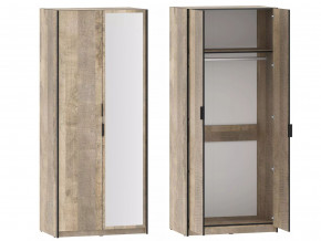 Шкаф для одежды Фолк НМ 014.03 фасад с зеркалом в Лабытнанги - labytnangi.magazinmebel.ru | фото