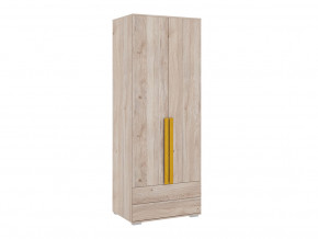 Шкаф двухдверный 55.01 Лайк ручка горчица в Лабытнанги - labytnangi.magazinmebel.ru | фото - изображение 1
