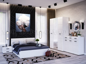 Спальня Нэнси New МДФ Белый глянец холодный, Белый в Лабытнанги - labytnangi.magazinmebel.ru | фото