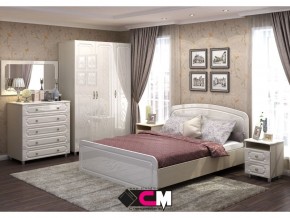 Спальня Виктория МДФ с большим комодом в Лабытнанги - labytnangi.magazinmebel.ru | фото